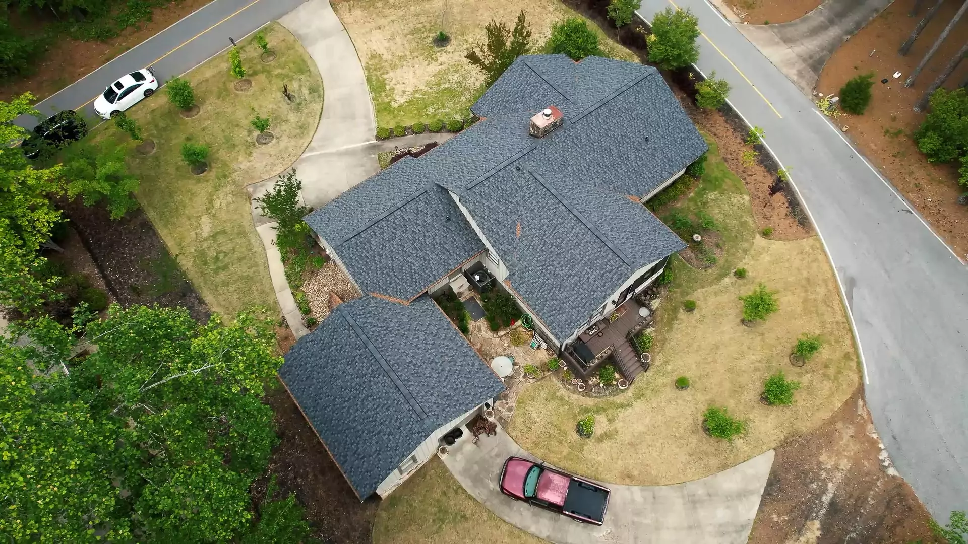 Generation Roofing's excellent shingle roof installation, a showcase of our superior roofing services for homeowners in Upstate South Carolina.