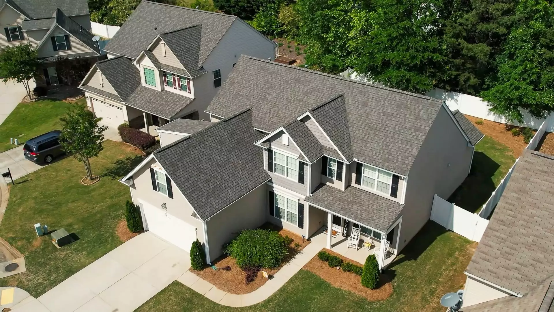 Stunning shingle reroofing outcome by Generation Roofing, reflecting our dedication to quality and affordability in Upstate South Carolina.